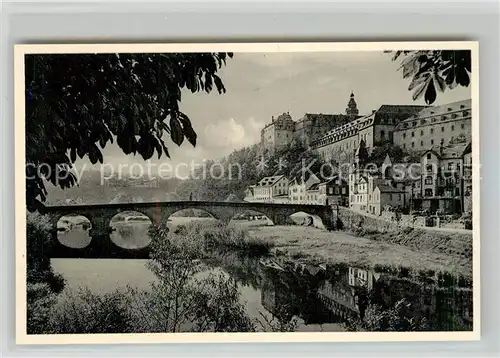 AK / Ansichtskarte Weilburg Schloss Lahnbruecke Kat. Weilburg Lahn