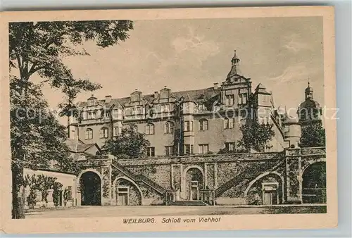 AK / Ansichtskarte Weilburg Schloss vom Viehhaus  Kat. Weilburg Lahn