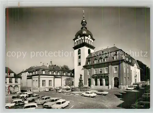 AK / Ansichtskarte Weilburg Marktplatz Schlosskirche Kat. Weilburg Lahn