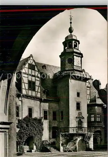 AK / Ansichtskarte Weilburg Schlosshof Innenhof Pfeiferturm Kat. Weilburg Lahn