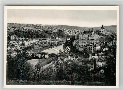 AK / Ansichtskarte Weilburg Schlosskirche Lahnbruecke Kat. Weilburg Lahn