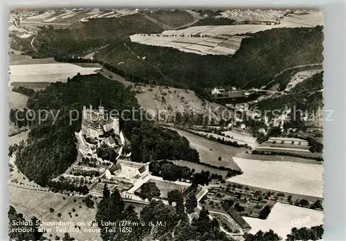 AK / Ansichtskarte Schaumburg Diez Schloss Fliegeraufnahme Lahntal Kat. Diez