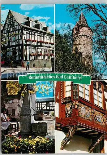 AK / Ansichtskarte Camberg Bad Amtsapotheke Brunnen Hof Lieberscher Turm Kat. Bad Camberg