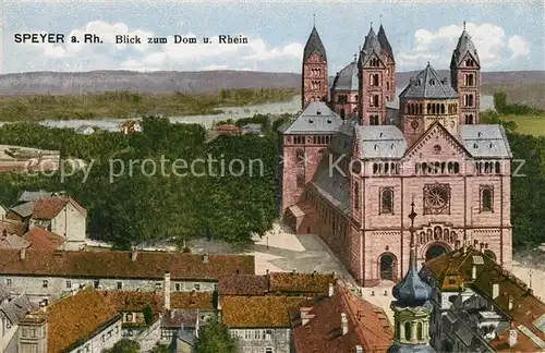 AK / Ansichtskarte Speyer Rhein Dom  Kat. Speyer