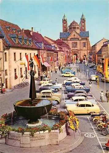 AK / Ansichtskarte Speyer Rhein Dom Marktplatz Kat. Speyer