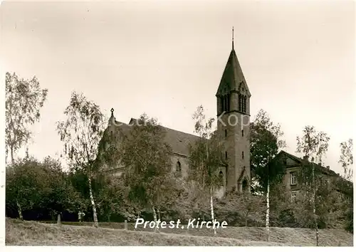 AK / Ansichtskarte Ramsen Pfalz Protestantische Kirche Kat. Ramsen
