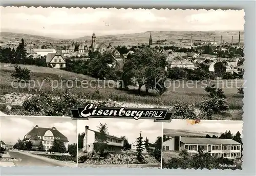 AK / Ansichtskarte Eisenberg Pfalz Panorama Volksschule SOS Kinderdorf Realschule Kat. Eisenberg (Pfalz)