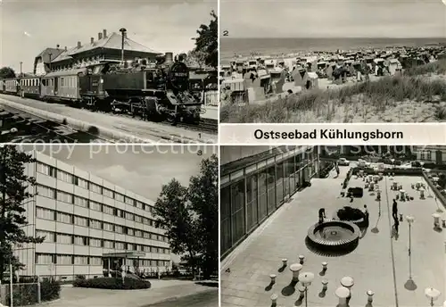 Kuehlungsborn Ostseebad Molli Strand FDGB Ferienheim Ernst Grube Terrasse Kat. Kuehlungsborn