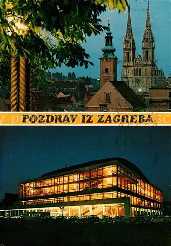 Zagreb Kirche Stadthalle Kat. Zagreb
