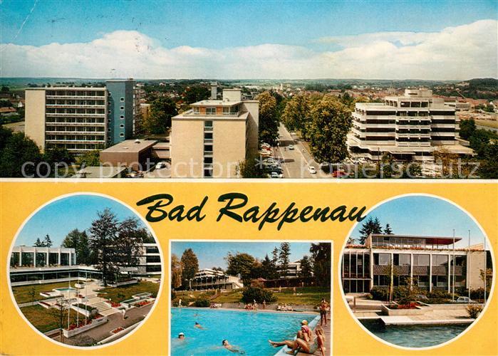 Bad Rappenau Stadtpanorama Kurhaus Freibad Kat. Bad