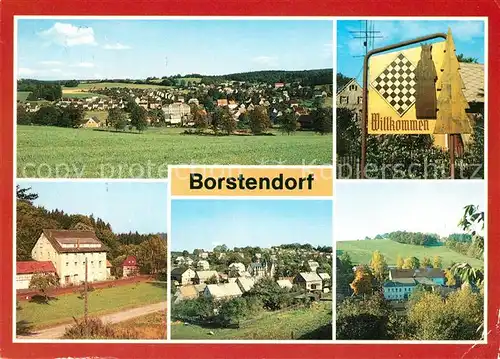 Borstendorf uebersicht Betriebspionierlager Ernst Thaelmann Vogelmuehle Teilansicht Kulturhaus Kat. Borstendorf