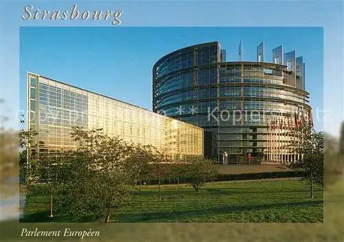 Strasbourg Alsace Parlement Europeen Europaeisches Parlament Kat. Strasbourg