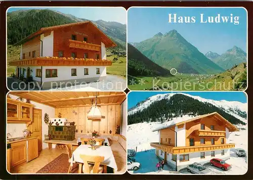 Galtuer Tirol Gaestehaus Ludwig Landschaftspanorama Alpen Kat. Galtuer
