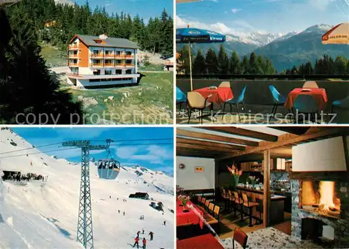 Montana Crans Hotel Derby Kaminzimmer Bergbahn Wintersportplatz Alpen Kat. Randogne