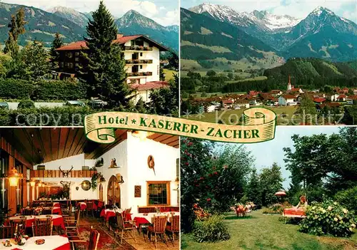 Fischen Allgaeu Hotel Pension Kaserer Zacher Garten Alpenpanorama Allgaeuer Alpen Kat. Fischen i.Allgaeu