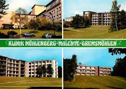 Malente Gremsmuehlen Klinik Muehlenberg Kat. Malente