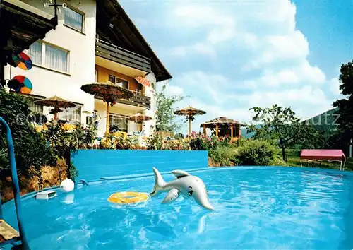 Klosterreichenbach Cafe Groeger Restaurant Pension Swimming Pool Kat. Baiersbronn