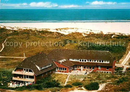 Spiekeroog Nordseeheilbad Strand Haus Wolfgang Fliegeraufnahme Kat. Spiekeroog