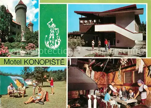 Konopiste Tschechien Motel Camping Scheune Restaurant Kat. Tschechische Republik