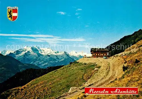 Taxenbach Moosalm Adamhuette Jausenstation Alpenpanorama Kat. Taxenbach