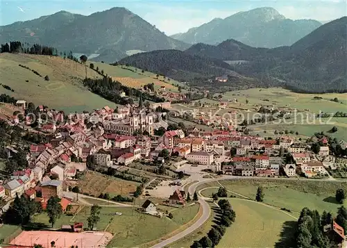 Mariazell Steiermark Fliegeraufnahme Kat. Mariazell