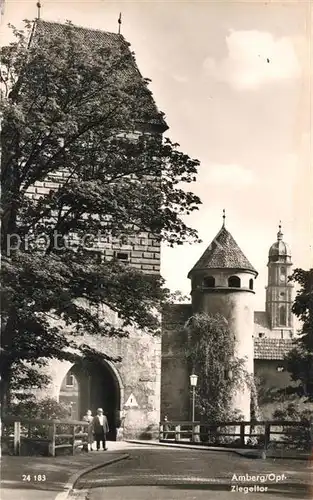 Amberg Oberpfalz Ziegeltor Kat. Amberg