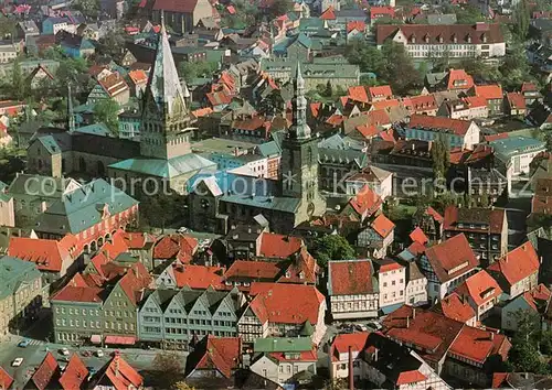 Soest Arnsberg Fliegeraufnahme mit Patrokli Dom und Petri Kirche