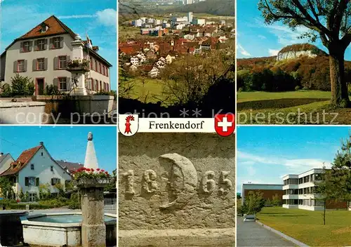 Frenkendorf Brunnen Stadtblick Teilansichten Kat. Frenkendorf