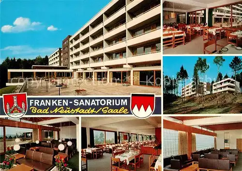 Bad Neustadt Franken Sanatorium Speisesaal Gastraeume Kat. Bad Neustadt a.d.Saale