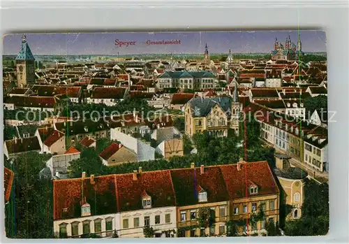 AK / Ansichtskarte Speyer Rhein Panorama Kat. Speyer