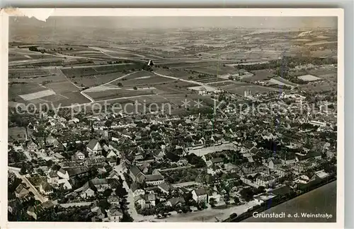 AK / Ansichtskarte Gruenstadt Fliegeraufnahme  Kat. Gruenstadt