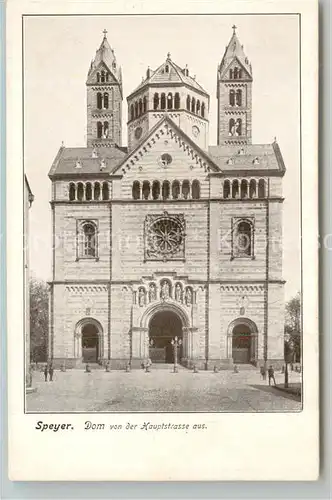 AK / Ansichtskarte Speyer Rhein Dom Hauptstrasse Kat. Speyer