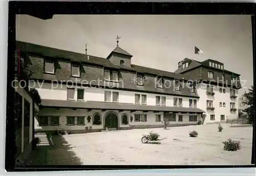 AK / Ansichtskarte Biebelried Hotel Leicht Innenhof Kat. Biebelried