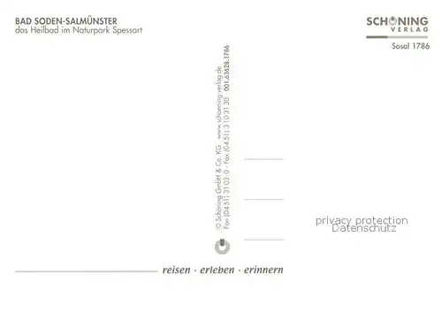 AK / Ansichtskarte Salmuenster Bad Soden Heilbad im Spessart Kat. Bad Soden am Taunus