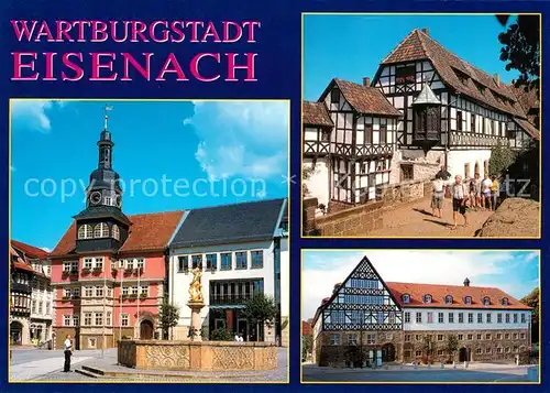 AK / Ansichtskarte Eisenach Thueringen Wartburgstadt Vogtei mit Nuernberger Erker Kreuznacher Haus Kat. Eisenach