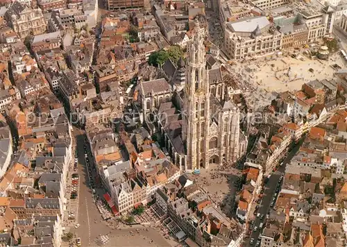 AK / Ansichtskarte Antwerpen Anvers Fliegeraufnahme mit Kirche Kat. 