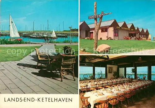 Ketelhaven Cafe Restaurant Lands End Gastraum Hafen