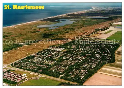 St Maartenszee Fliegeraufnahme Kat. Sint Maartenszee