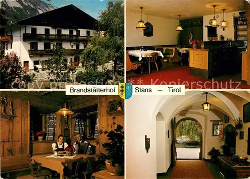 Stans Tirol Brandstaetterhof Pension Gaststube Kat. Stans