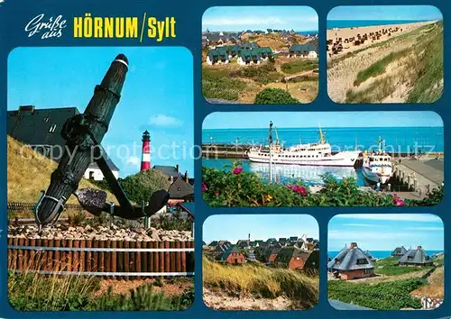 Hoernum Sylt Anker Leuchtturm Friesenhaeuser Duenen Strand Hafen Faehre Kat. Hoernum (Sylt)