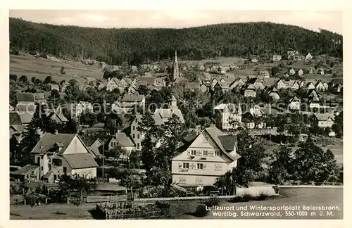 Baiersbronn Schwarzwald Panorama Kirche Kat. Baiersbronn