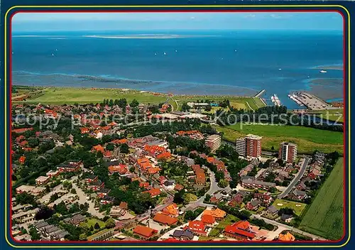 Horumersiel Fliegeraufnahme Schillig Kueste Kat. Wangerland