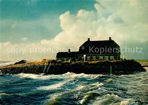 Halligen Nordsee Sturm Brandung Kat. 