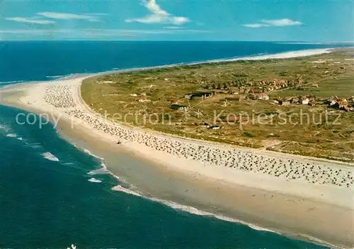 Langeoog Nordseebad Fliegeraufnahme Badestrand Kat. Langeoog