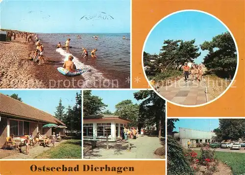 Dierhagen Ostseebad Strand Park Kaufhalle Kiosk Kat. Dierhagen Ostseebad