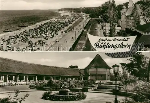 AK / Ansichtskarte Kuehlungsborn Ostseebad Fliegeraufnahme mit Strand Kat. Kuehlungsborn