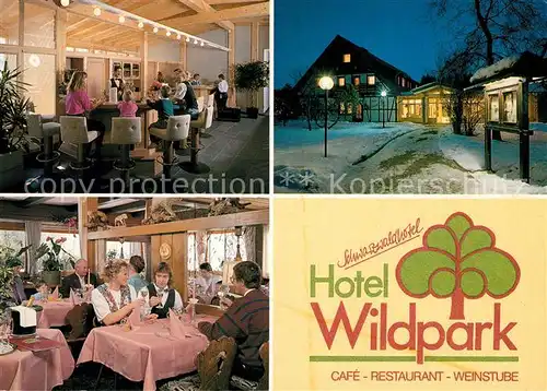 AK / Ansichtskarte Loeffingen Hotel Wildpark Cafe Restaurant Bar Kat. Loeffingen