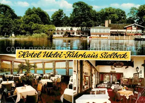 AK / Ansichtskarte Sielbeck Holsteinische Schweiz Hotel Uklei Faehrhaus Gastraeume Kat. Eutin