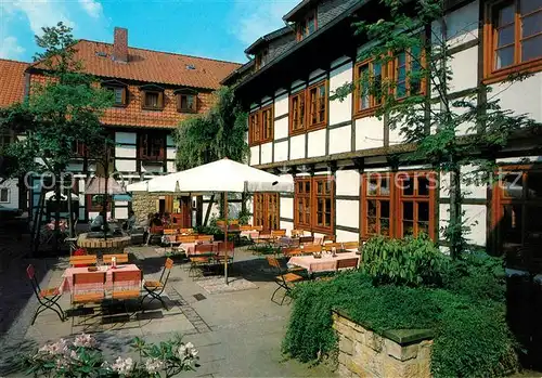 AK / Ansichtskarte Fallersleben Hotel Restaurant Hoffmann Haus Terrasse Kat. Wolfsburg