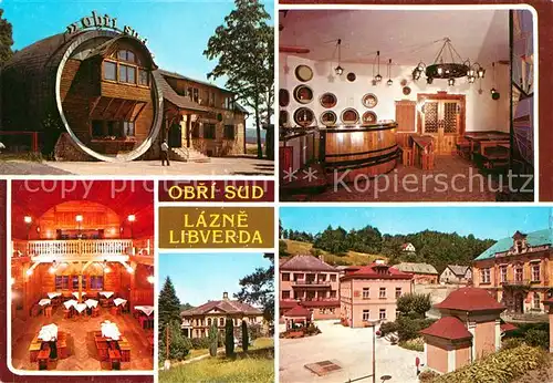 AK / Ansichtskarte Lazne Libverda Obri Sud Restaurant im Fass Bar  Kat. Bad Liebwerda